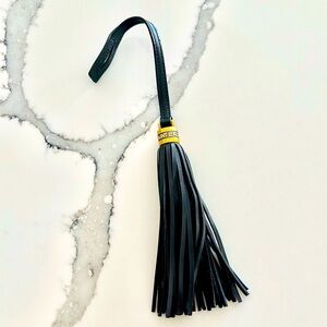 Saint Laurent Tassle Leather Keychain